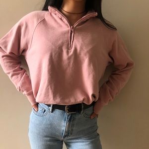 LA HEARTS CROPPED SWEATSHIRT
